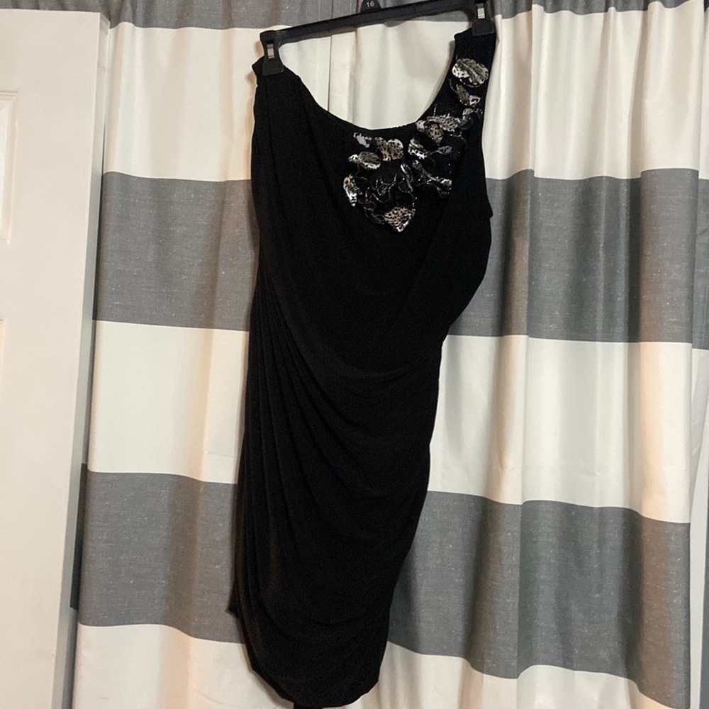 Taboo One Strap Black Cocktail/ Party Dress Size 8